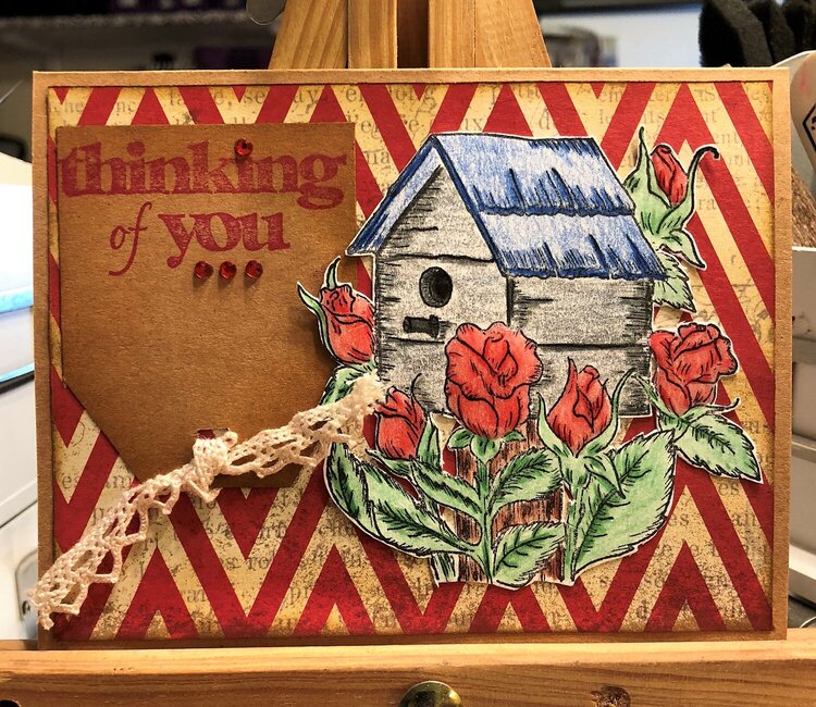 Thinking of You (May Inspirational Card Challenge: Theme)