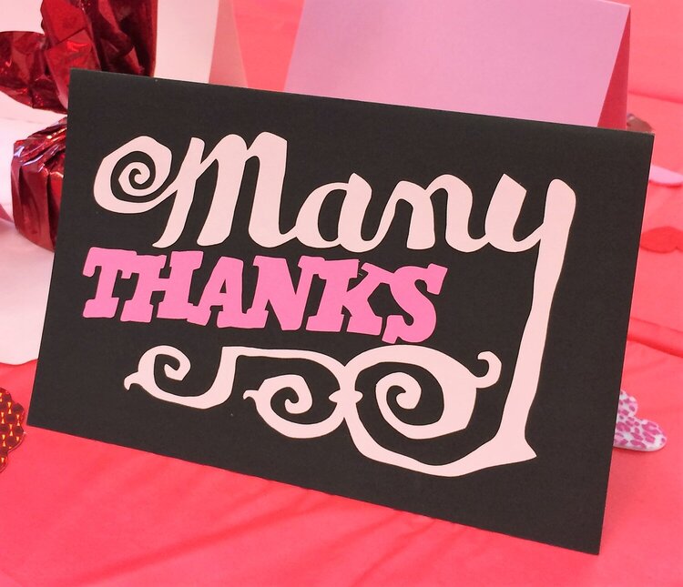 Many Thanks Tent Sign