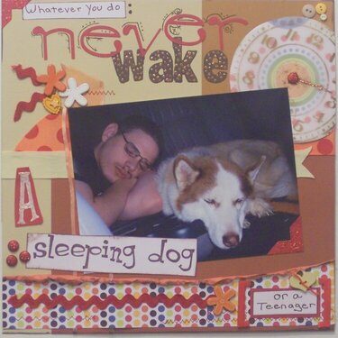 *Never Wake a Sleeping Dog (or a Teenager)*
