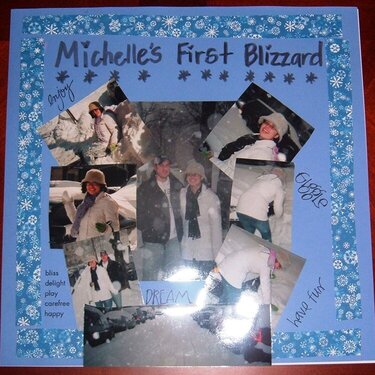 Michelle&#039;s First Blizzard