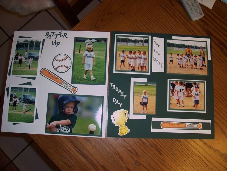 Pg 2 and 3  T-ball layout
