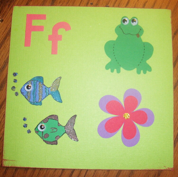 Preschool Alphabet Book Swap...Letter F