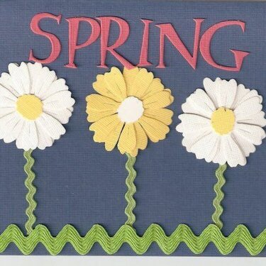 Spring Cards - Use those Scraps! 