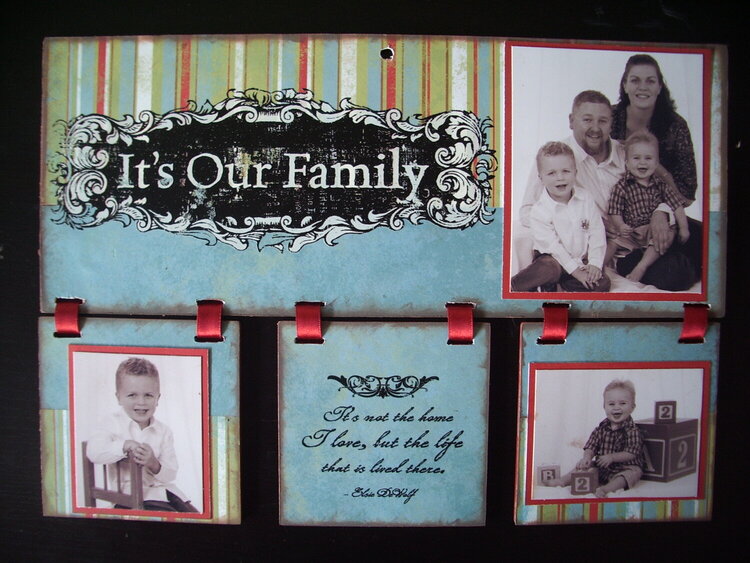 Family Hanging Keepsake