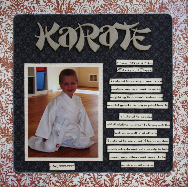 Karate - White Belt