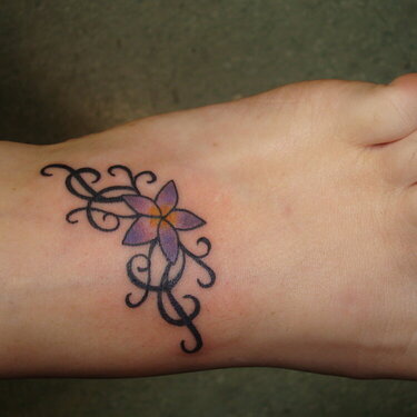 Tattoo on my left foot