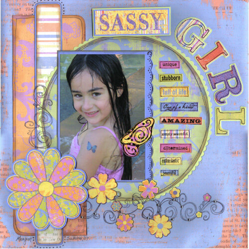 Sassy Girl (Daisy d&#039;s DT layout ~Salt Water Taffy Col.)