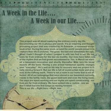 My Week in the Life 2011