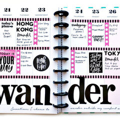 Wander Planner Page