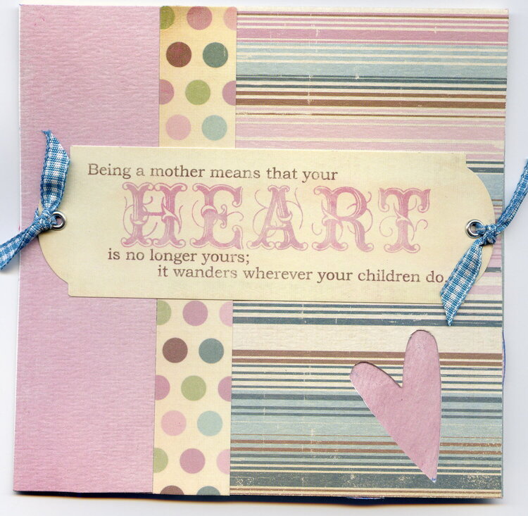 Aunt Sunny ~ Mother&#039;s Day Card ~ Front