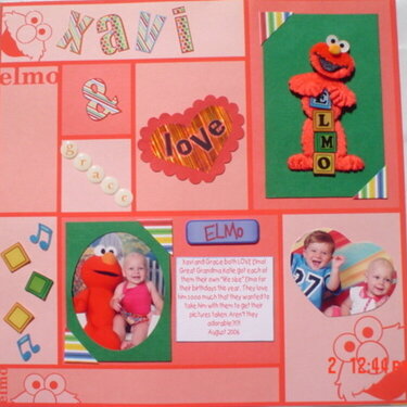 &quot;Xavi &amp; Grace Love Elmo&quot; (1/2)