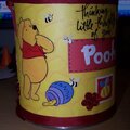 Winnie the Pooh altered paint can