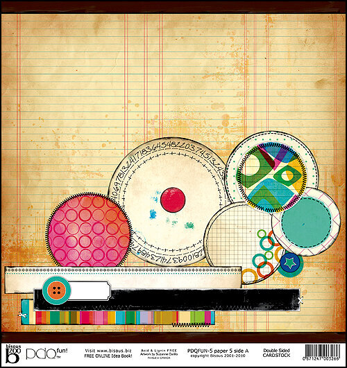 PDQ Fun! pre designed double sided cardstock by Bisous Artist Suzanne Carillo