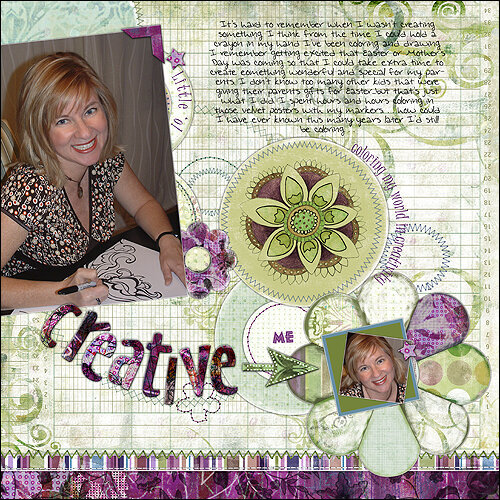 Bisous Layout Sample PDQ Violet Sept 2007 Release Preview