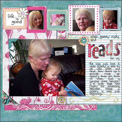Bisous Layout Sample PDQ Candy Sept 2007 Release Preview