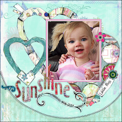 Little Miss Sunshine layout sample PDQ Candy Fall 2007 Release