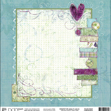 Bisous PDQ Violet Sept 2007 Release Preview pre finished paper