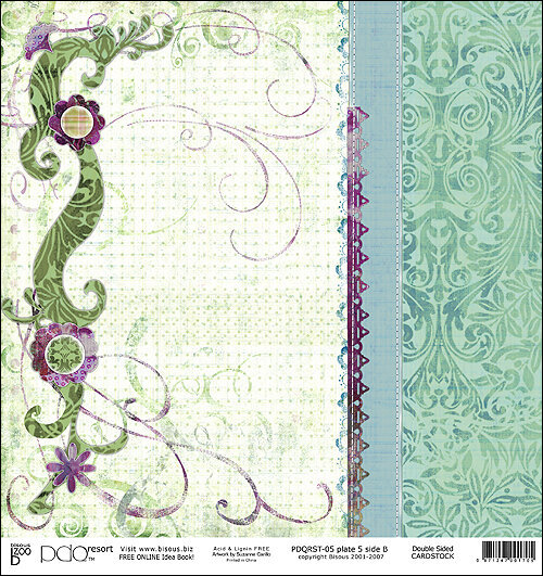 Bisous PDQ Violet Sept 2007 Release Preview pre finished paper