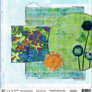 Bisous PDQ Tropical Sneak Peek Sept 2007 Release Pre Finished paper