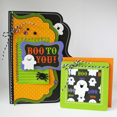 Boo to You by Kathy Martin featuring the Haunted Manor Collection from Doodlebug