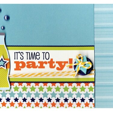 It&#039;s Time to Party featuring the Boys Only Collection from Doodlebug Design