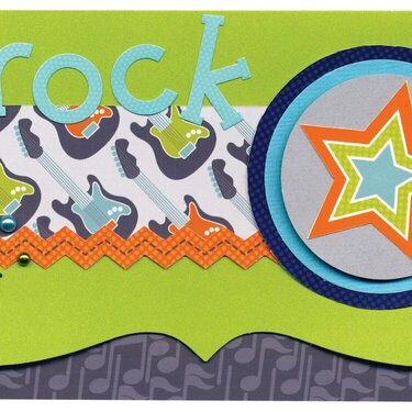 Rock featuring the Boys Only Collection from Doodlebug Design