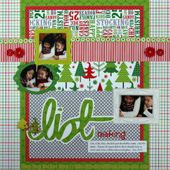 List Making by Jing-Jing Nickel featuring the North Pole Collection from Doodlebug