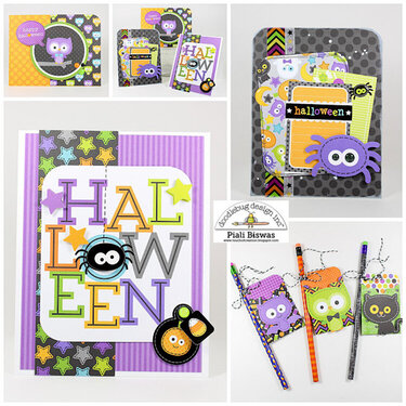 Spooky Inspiration from the Doodlebug Design Team featuring the new October 31st Collection