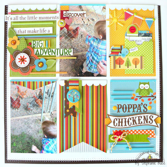 Big Adventure Layout by Stephanie Buice