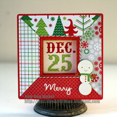 Merry Dec 25 by Jing Jing Nickel featuring North Pole from Doodlebug