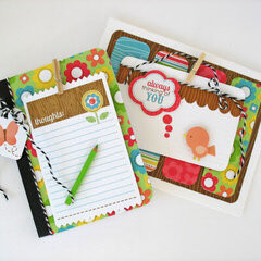 Flower Box Card and Composition Notebook Set by Kathy Martin