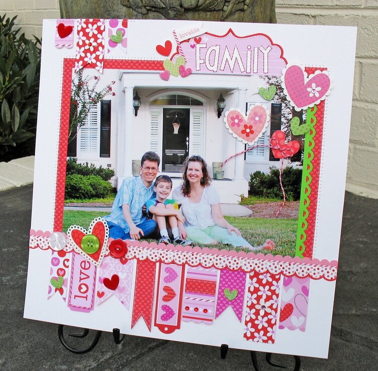 Lovable Family by Kathy Martin featuring Doodlebug Sweet Cakes Collection