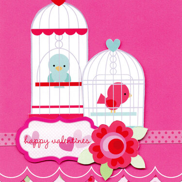 Happy Valentines Day by Doodlebug Design featuring Lovebirds