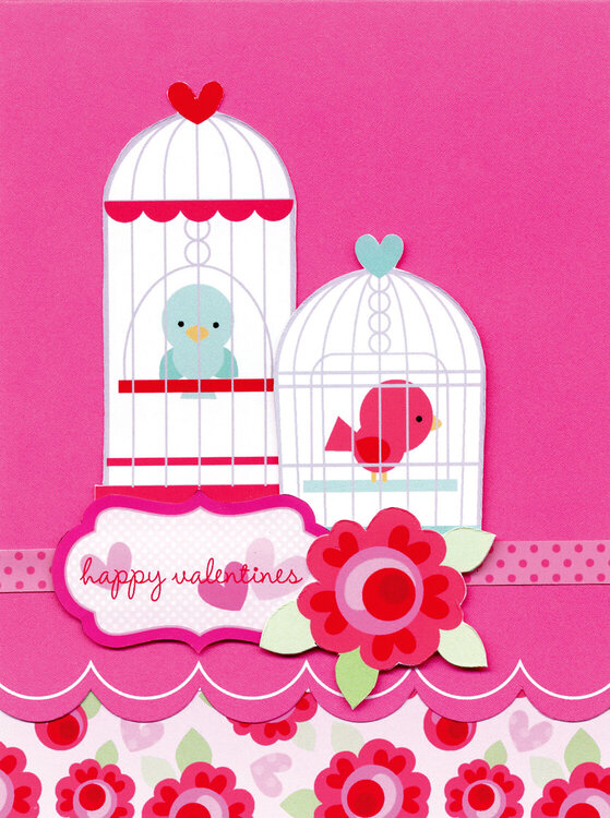 Happy Valentines Day by Doodlebug Design featuring Lovebirds
