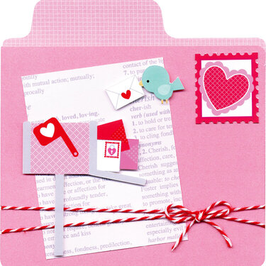 New Lovebirds Mailbox Card from Doodlebug Design