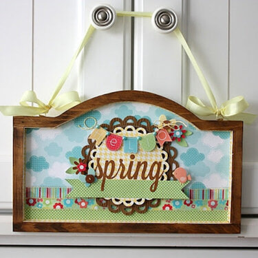 Spring Frame featuring Flower Box from Doodlebug