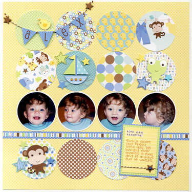 Doodlebug&#039;s Snips &amp; Snails &quot;Alex&quot; Layout