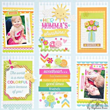 Her Momma's Sunshine Layout by Doodlebug DT Member Stephanie Buice
