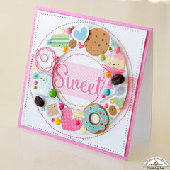 Sweet Card with Cream and Sugar