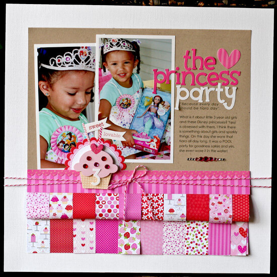 The Princess Party by Nancy Damiano featuring Doodlebug Sweet Cakes Collection