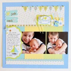 Brothers by Wendy Sue Anderson featuring Snips and Snails from Doodlebug Design