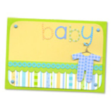 Baby Clothes Card