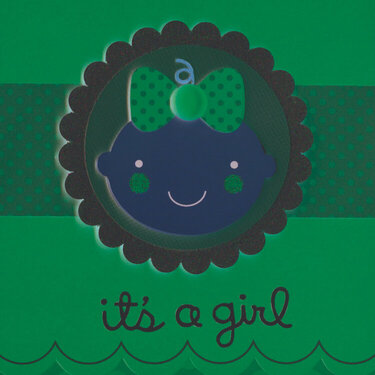 It&#039;s a Girl - featuring Doodle-pops Cardstock Stickers from Doodlebug