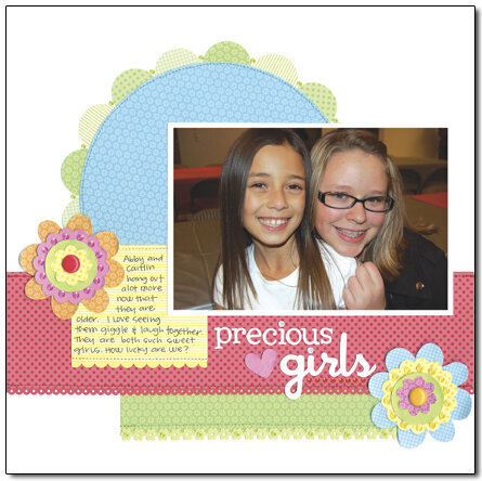 precious girls using Petite Prints from Doodlebug