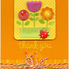 Thank You Featuring Doodles Expression Cardstock Stickers from Doodlebug