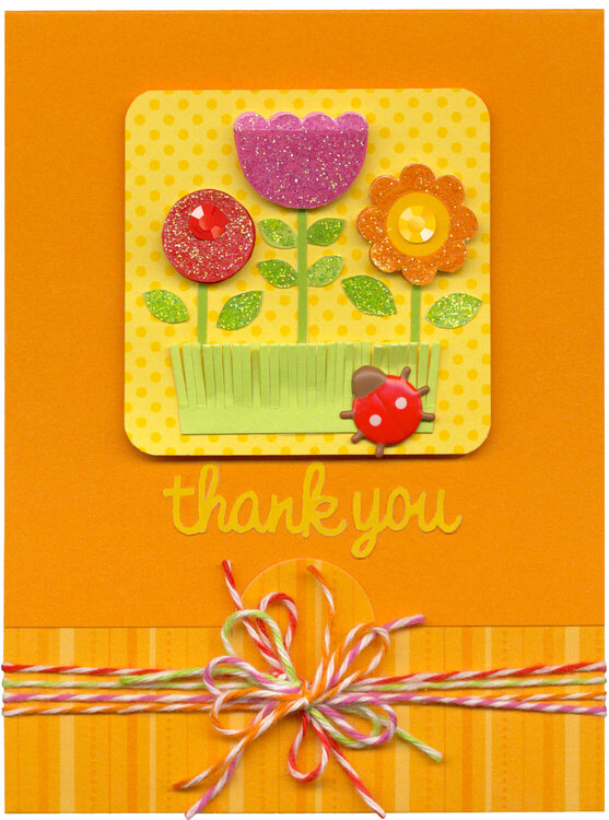Thank You Featuring Doodles Expression Cardstock Stickers from Doodlebug