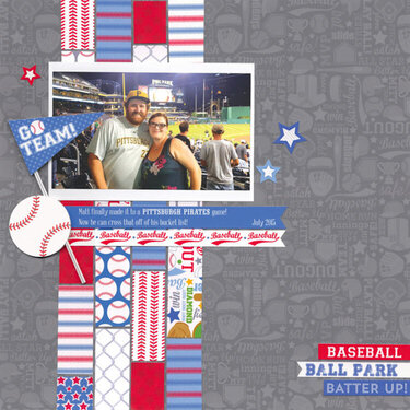 GO TEAM!! featuring the Home Run Collection from Doodlebug Designs