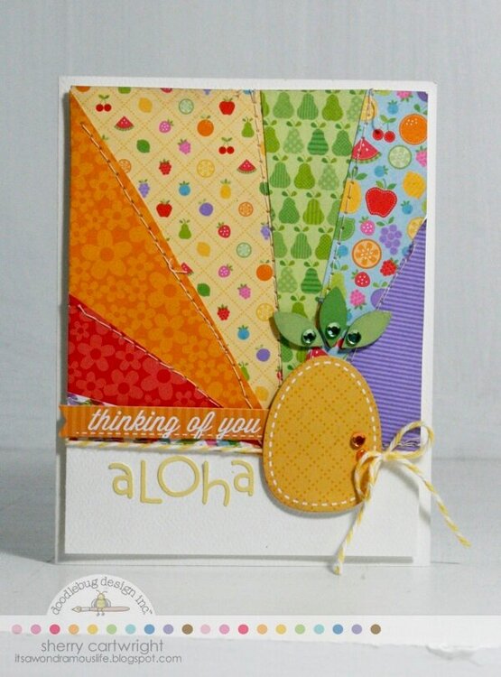 Aloha Card by Sherry Cartwright