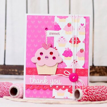 Thank You by Kandis Smith featuring Doodlebug Sweet Cakes Collection