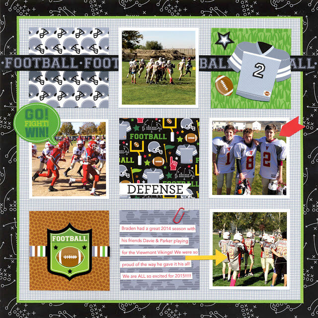 ARE YOU READY FOR SOME FOOTBALL!!!!!Featuring the new Touchdown Collection from Doodlebug